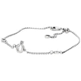 Sterling Silver Family Tree Heart Charm Bracelet