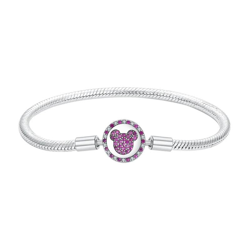 High Silver Snake Chain Bracelet for European Charm Women's Jewelry