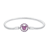 High Silver Snake Chain Bracelet for European Charm Women's Jewelry