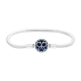 High Silver Snake Chain Bracelet for European Charm Women's Jewelry