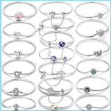 925 Silver Women Bracelet with Charms Pendant DIY Jewelry Make