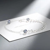 925 Silver Moonstone Moonlight Forest Bracelet for Women