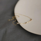 925 Sterling Silver 14K Plated Bracelet for Women Fine Chain Light Bracelet