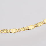 925 Silver Wave Locker Chain Bracelet Wedding Bangle