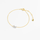 925 Silver Anamel CZ Bracelet for Women
