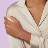 925 Silver Anamel CZ Bracelet for Women