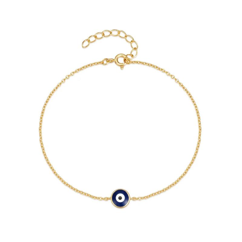 925 Silver Evil Eye Bracelets: Lucky Jewelry for Christmas