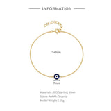925 Silver Evil Eye Bracelets: Lucky Jewelry for Christmas