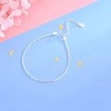 925 Silver Snake Bone Chain Bracelet Women Fine Jewelry