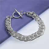 Andara925 Sterling Silver Mesh Bracelet for Women