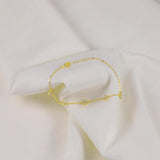 S925 Sterling Silver Bralelets For Women Minimalist Lucky Flower Zircon