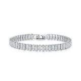 925 Silver Zircon Bracelet Women's Engagement Gift