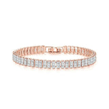 925 Silver Zircon Bracelet Women's Engagement Gift