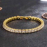 3/3.5/4/5mm Moissanite Bracelet S925 Sterling Silver Wedding Party Jewelry