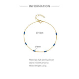 Y2K Zircon Ins Chain Silver Bracelet Jewelry