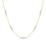 S925 Silver Zircon Clavicle Necklace Daily Wear Women's Stacked Collar