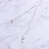 Sterling Silver Whale Fish Necklace Dolphin Pendant Silver Chain Women Jewelry
