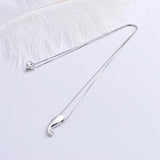 Sterling Silver Whale Fish Necklace Dolphin Pendant Silver Chain Women Jewelry
