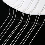 10PCS 925 Silver 2MM Snake Chain Necklace 16-30 in Wedding Jewelry