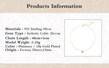 925 Silver Purple Pink Crystal Heart Pendant Necklace Mother's Gift