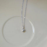 925 Sterling Silver Heart Pendant Necklace for Women Party Jewelry