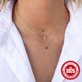 Women's Silver 925 Necklace for Wedding Anniversary