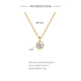 Women's Silver 925 Necklace for Wedding Anniversary