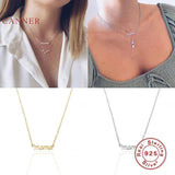 925 Silver Necklace Mama Mother's Gift Chain Choker 18k Jewelry