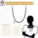 Italian 2mm Leather Cord Chain Necklace with 925 Sterling Silver Clasp