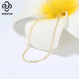 925 Sterling Silver Cable Link Chains Necklace for Women