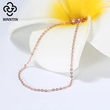 925 Sterling Silver Cable Link Chains Necklace for Women