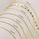 BOAKO 925 Silver Women's Necklaces Water-wave Beads Chain 40