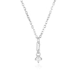925 Silver Stone Pendant Necklaces for Women Wedding Jewelry