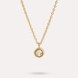 Diamond 925 Silver Necklace Initial Pendant Long Chain Wedding Jewelry
