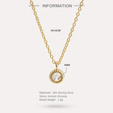 Diamond 925 Silver Necklace Initial Pendant Long Chain Wedding Jewelry