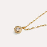 Diamond 925 Silver Necklace Initial Pendant Long Chain Wedding Jewelry