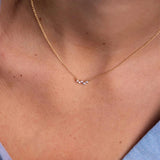 Sterling Silver INS Style Snake Heart Pendant Choker