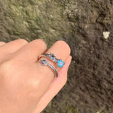 Natural Topaz Ring 925 Silver Plated Fine Jewelry Classic Style