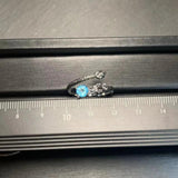 Natural Topaz Ring 925 Silver Plated Fine Jewelry Classic Style