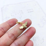 925 Silver Bee Animal Pendant Charm for Women Men