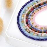 4MM Tourmaline Stone Choker Necklace 925 Sterling Silver Handwork Jewelry