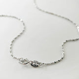 1mm Thin 925 Sterling Silver Serpentina Link Chain Necklace