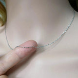 1mm Thin 925 Sterling Silver Serpentina Link Chain Necklace