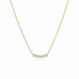 925 Silver Color Stone Pendant Necklace for Women