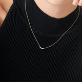 925 Silver Color Stone Pendant Necklace for Women