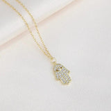 925 Silver Evil Eye Zircon Pendant Necklace Women Gift Party Jewelry
