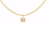 925 Silver Monogram Pendant Alphabet Long Chain Women Fine Jewelry Gift