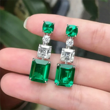 925 Sterling Silver Diamond Earrings for Women - Wedding Jewelry Gift
