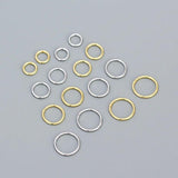 925 Silver Geometric Round Hoop Earrings Nose Ring