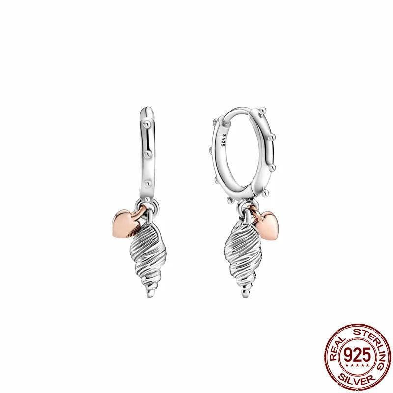 925 Silver Drop Earrings Women Jewelry Party Wedding Gift